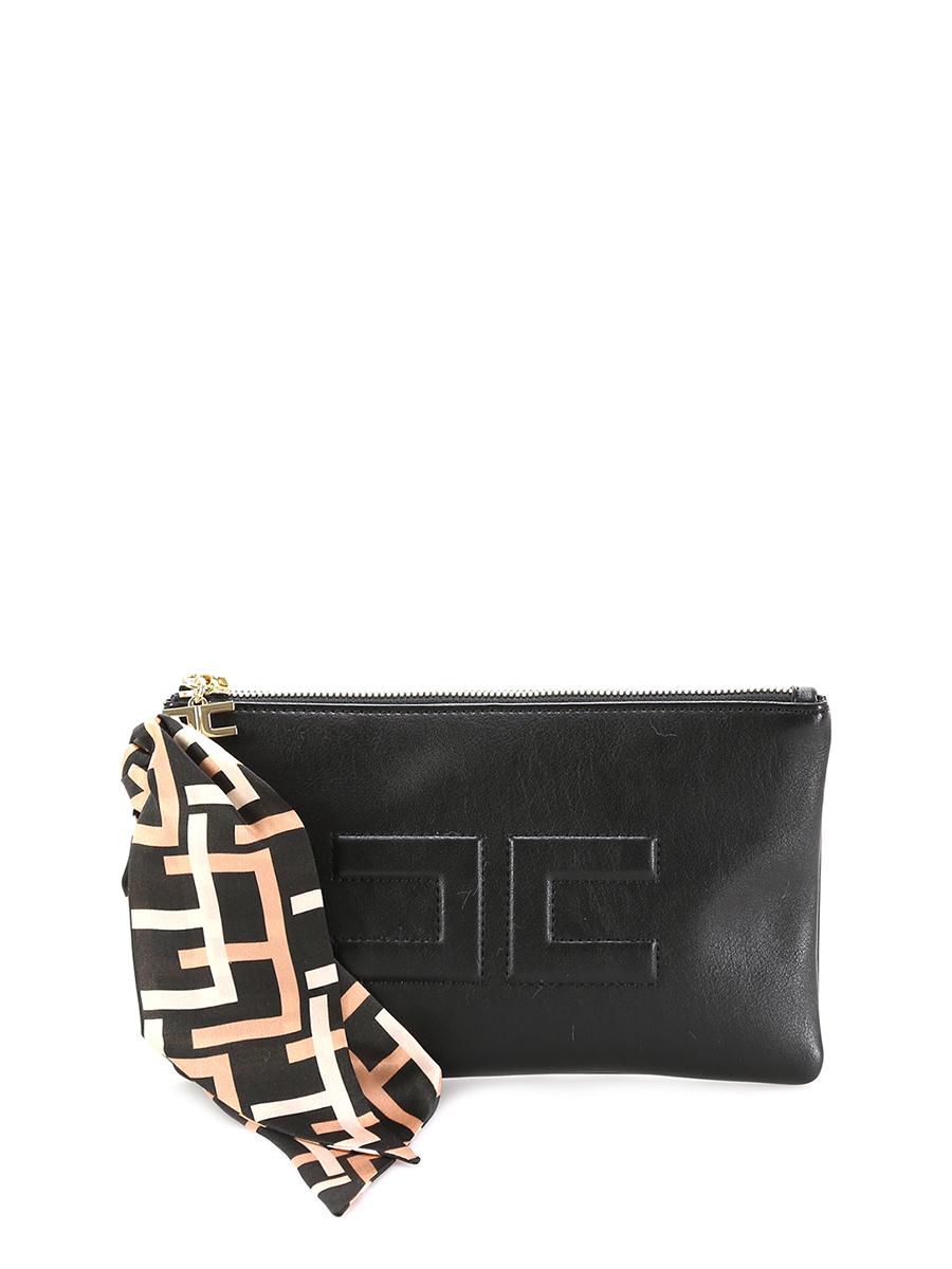 pochette nera elisabetta franchi