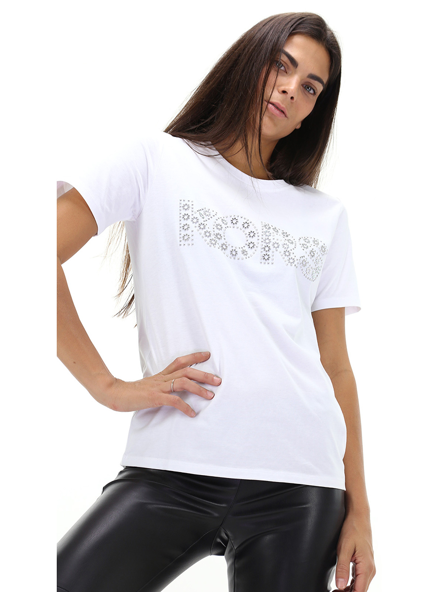 Michael Kors New Evergreen T Shirt White  Mainline Menswear United States