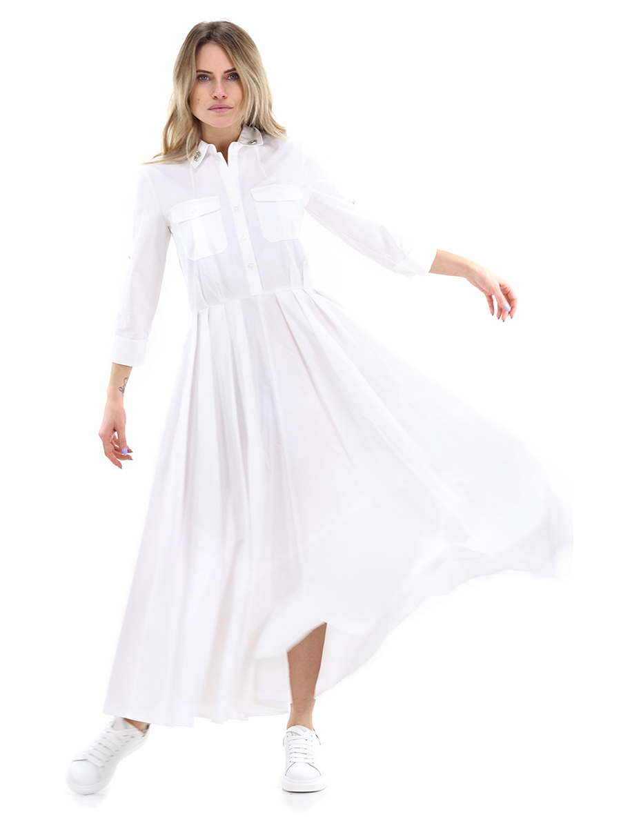 abito lungo bianco