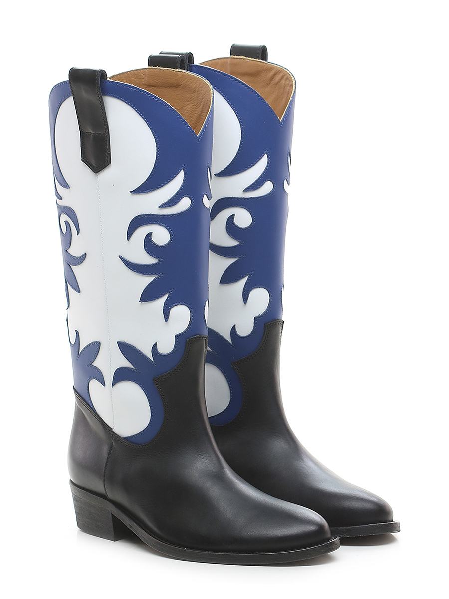 Stivali Catarina Calzature Stivale Nero/blu Via Roma 15 Le Follie Shop