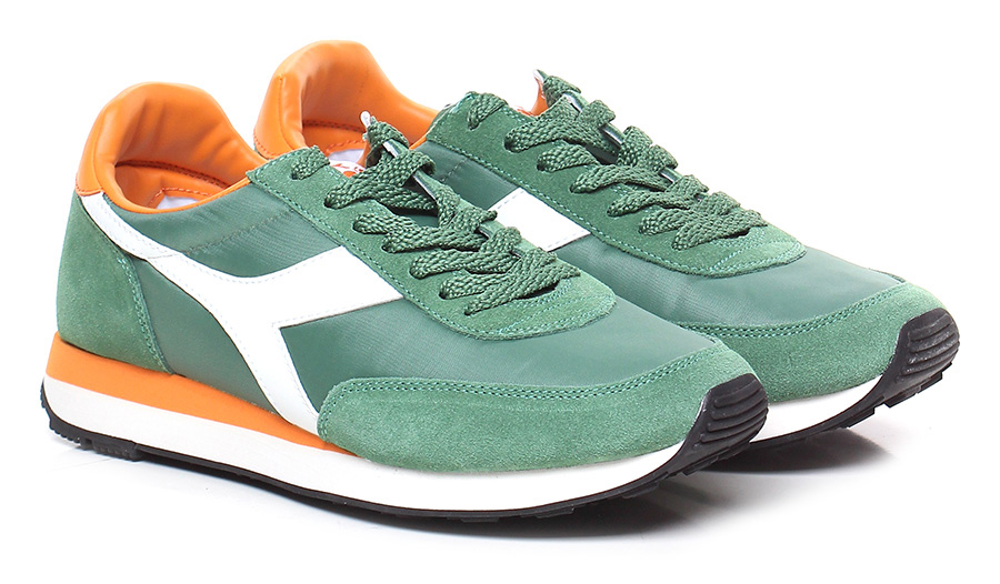 Sneaker Green/orange Diadora Heritage - Le Follie Shop
