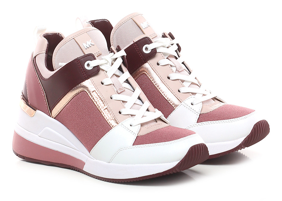 pink michael kors tennis shoes