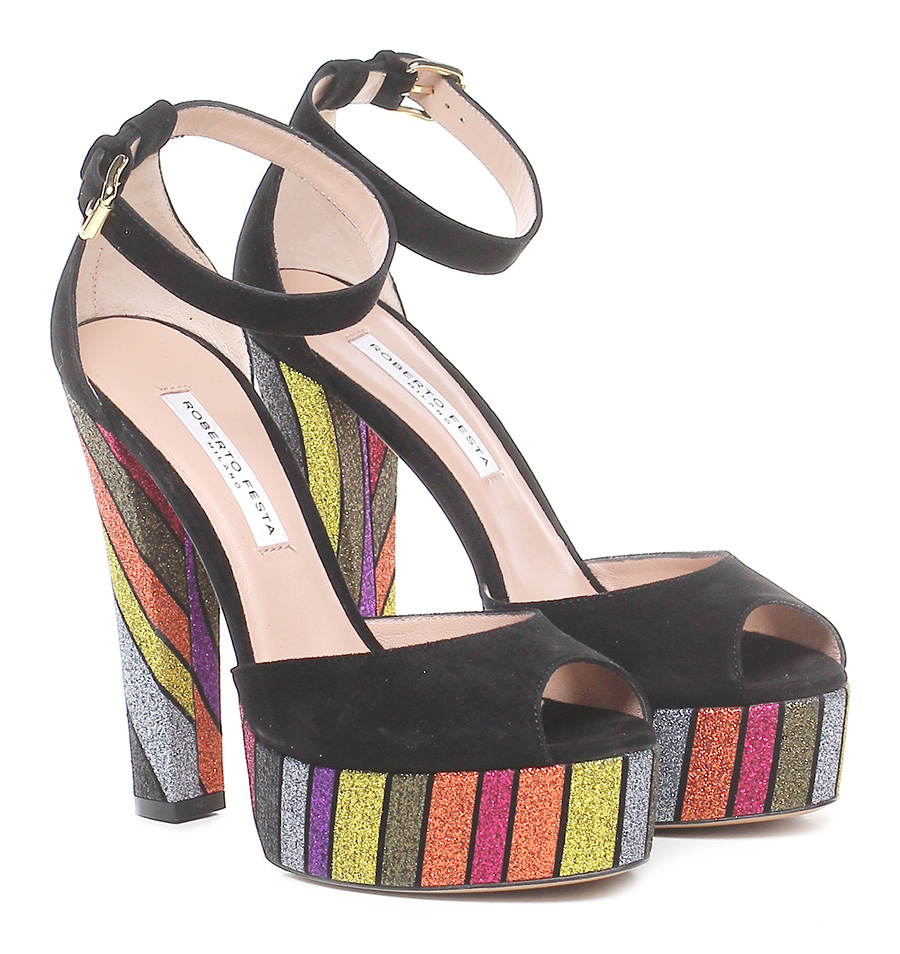 sandali alti multicolor