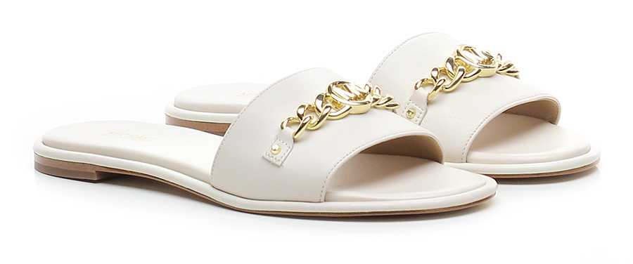 Sandalo basso rina slide Cream Michael Kors - Le Follie Shop