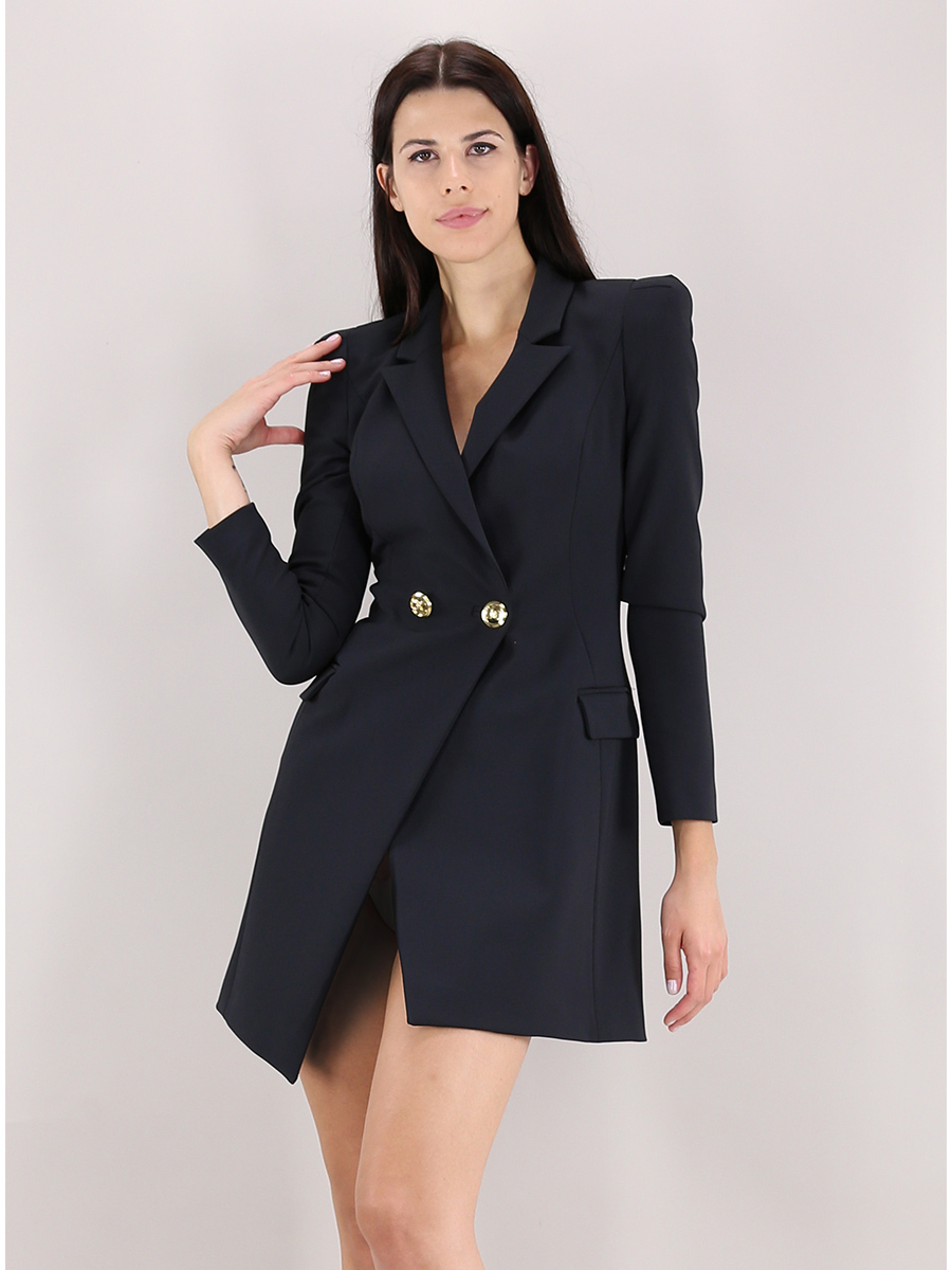 Abito Donna Elisabetta Abito Giacca Elisabetta Franchi Abito Corto Da Donna  Elisabetta Franchi A Giacca Con Cintura AB09216 - Main Image