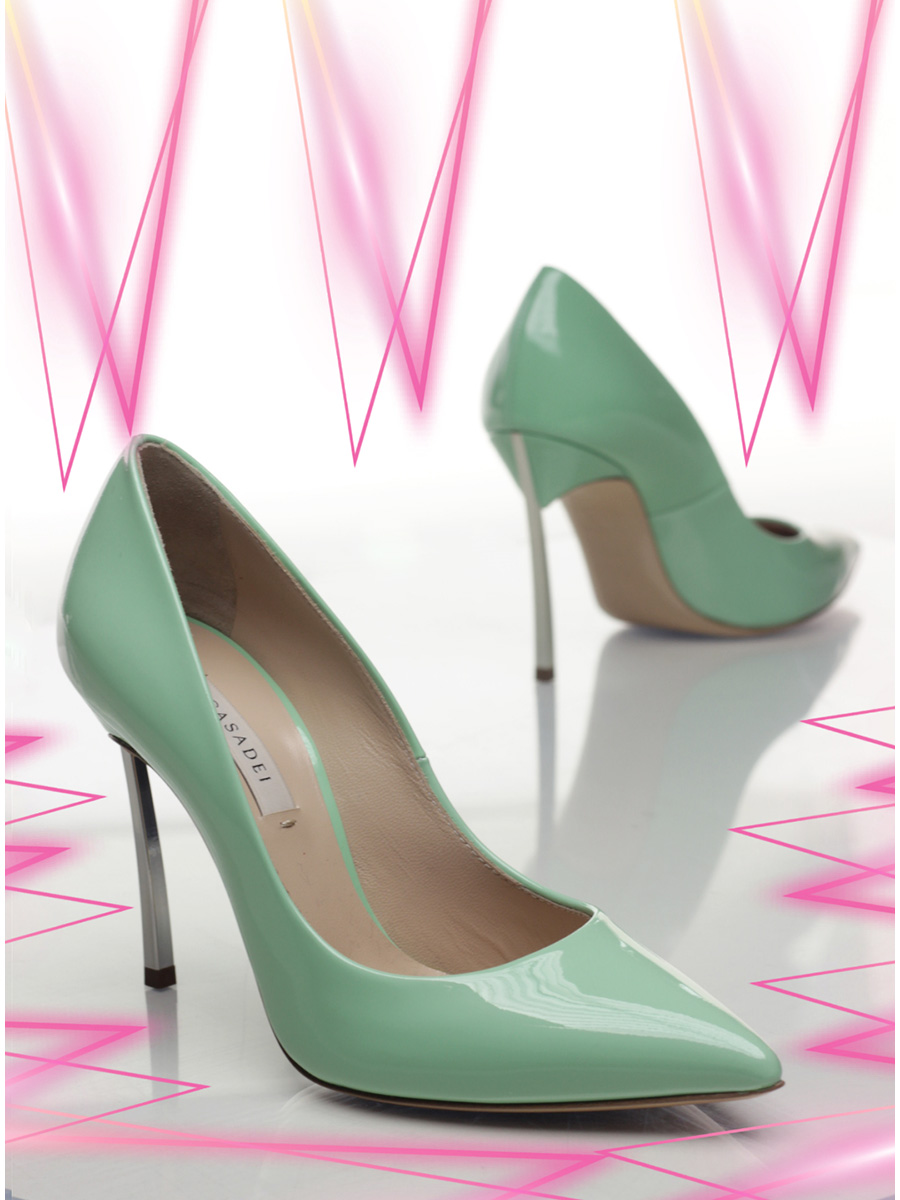 Pumps Green Casadei - Le Follie Shop