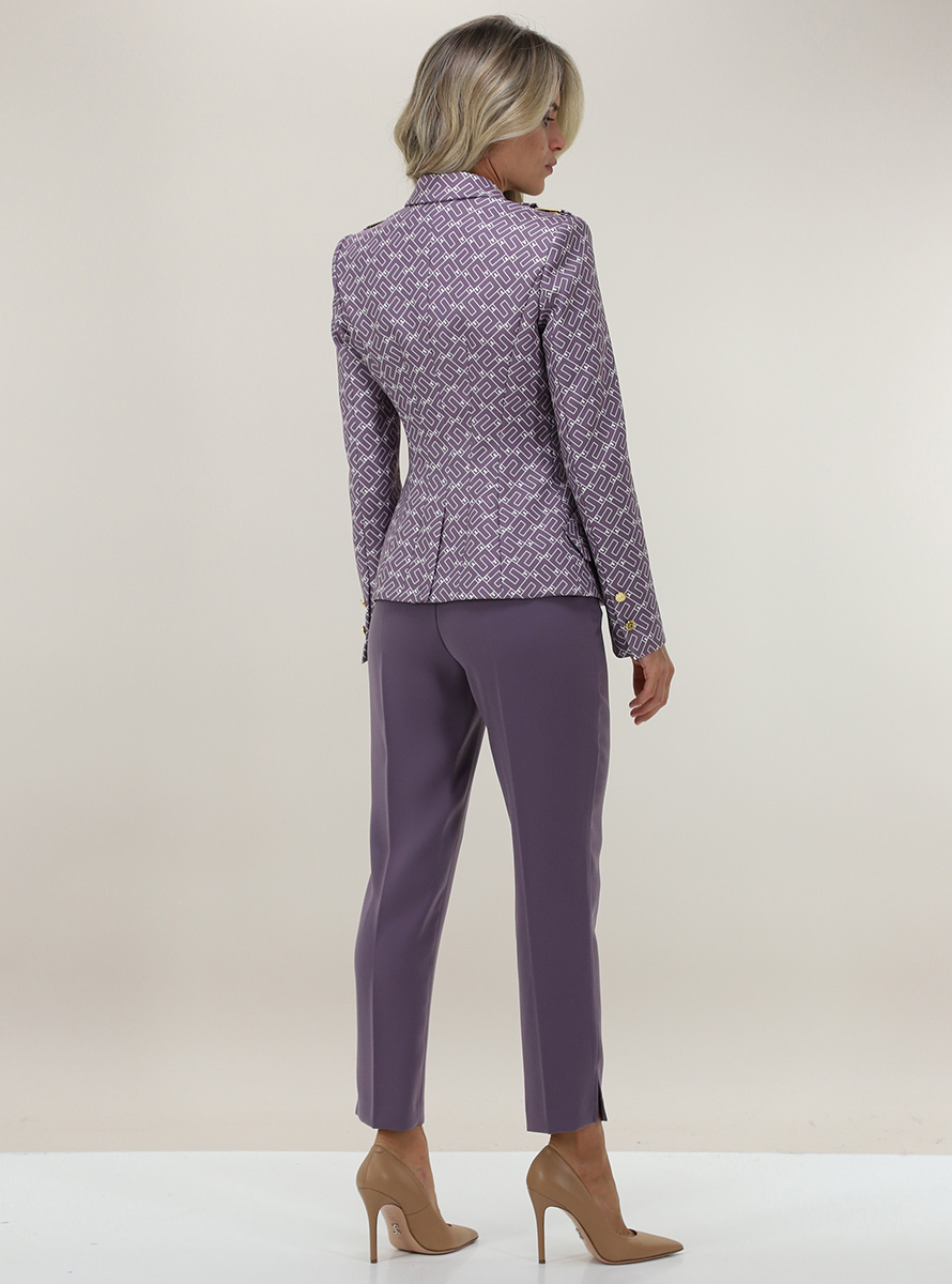 Jacket Candy violet/burro Elisabetta Franchi - Le Follie Shop