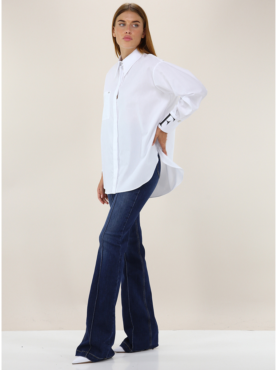 Shirt Bianco Elisabetta Franchi - Le Follie Shop