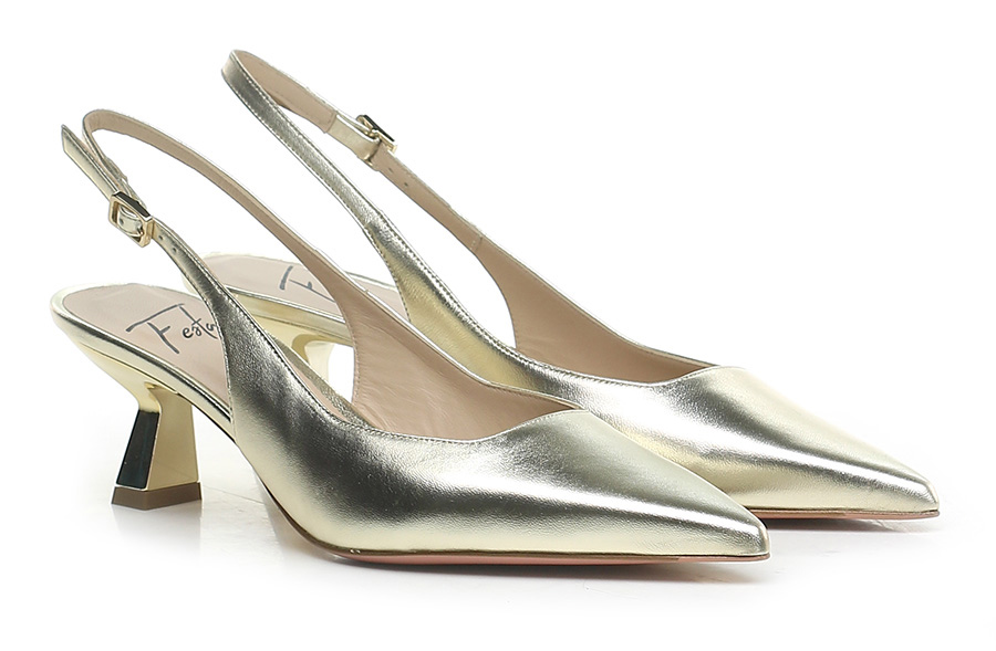 High-heel shoe Platino Festa - Le Follie Shop High-heel shoe Platino Festa - Le Follie Shop