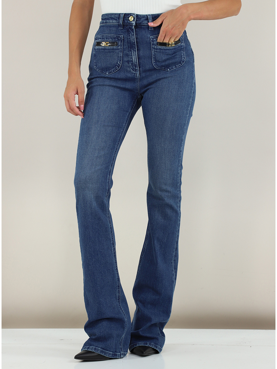 Jeans Blue Elisabetta Franchi - Le Follie Shop