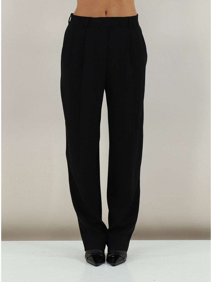 Trouser Nero Liviana Conti - Le Follie Shop Trouser Nero Liviana Conti - Le Follie Shop