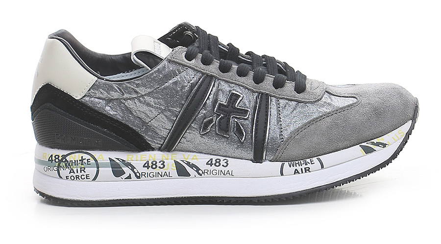 Sneaker Grey/black Premiata - Le Follie Shop Sneaker Grey/black Premiata - Le Follie Shop