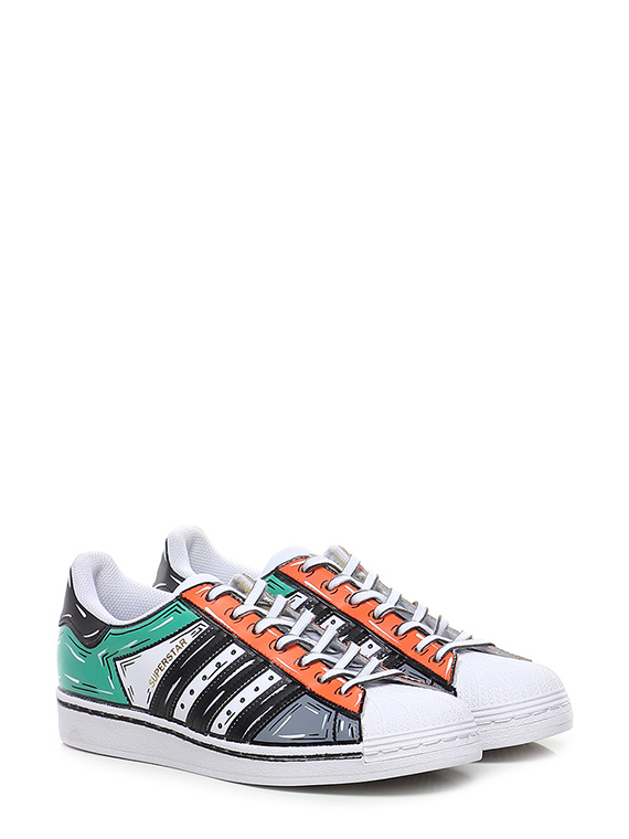 to continue rope Skim Sneaker White/multicolor Adidas Customized - Le Follie Shop