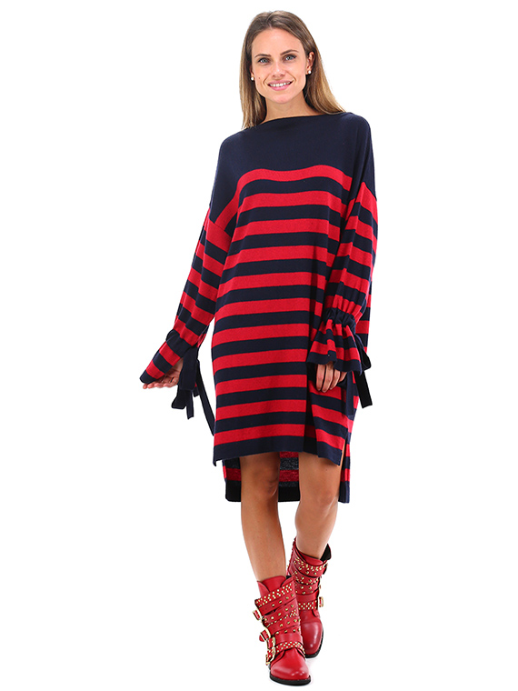 Maglia Blu/ciliegia Twinset My Twin - Le Follie Shop